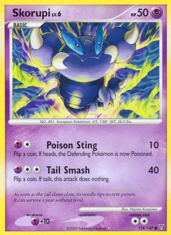 Skorupi – Supreme Victors 128/147 Pokémon card