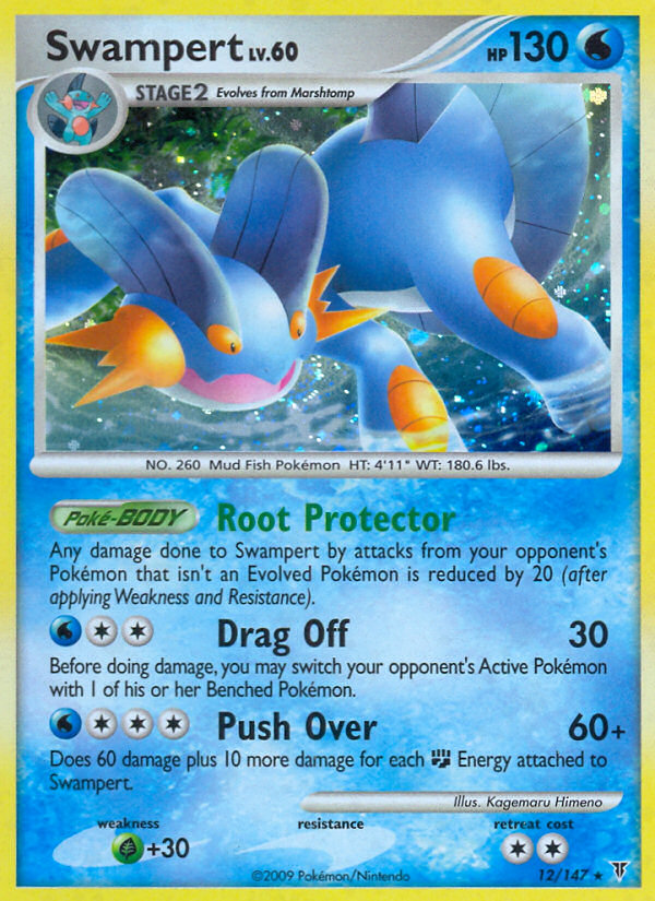 Swampert – Supreme Victors 12/147 Pokémon card
