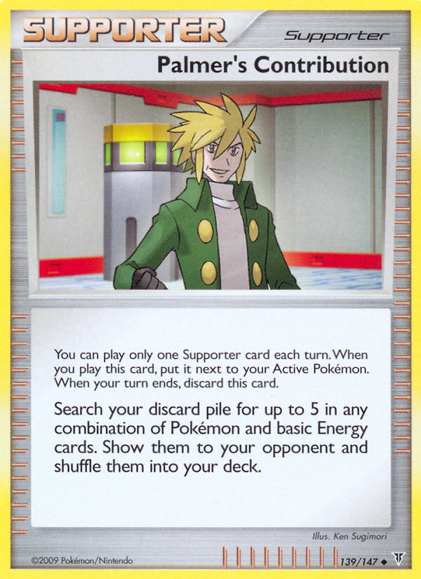 Palmer's Contribution – Supreme Victors 139/147 Pokémon card