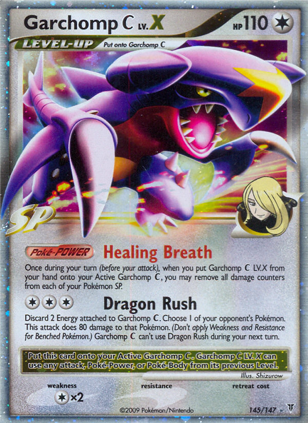 Garchomp C LV.X – Supreme Victors 145/147 Pokémon card