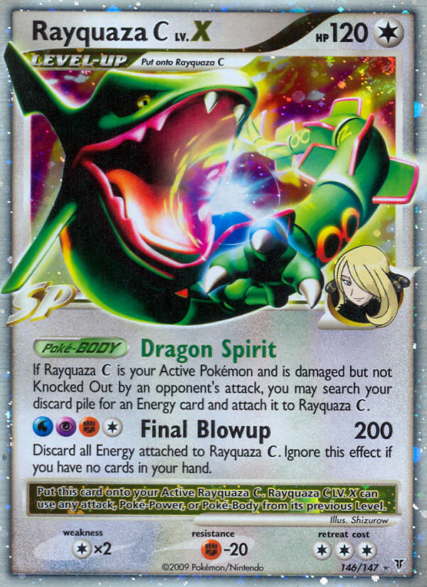 Rayquaza C LV.X – Supreme Victors 146/147 Pokémon card