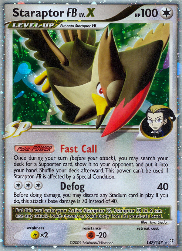 Staraptor FB LV.X – Supreme Victors 147/147 Pokémon card