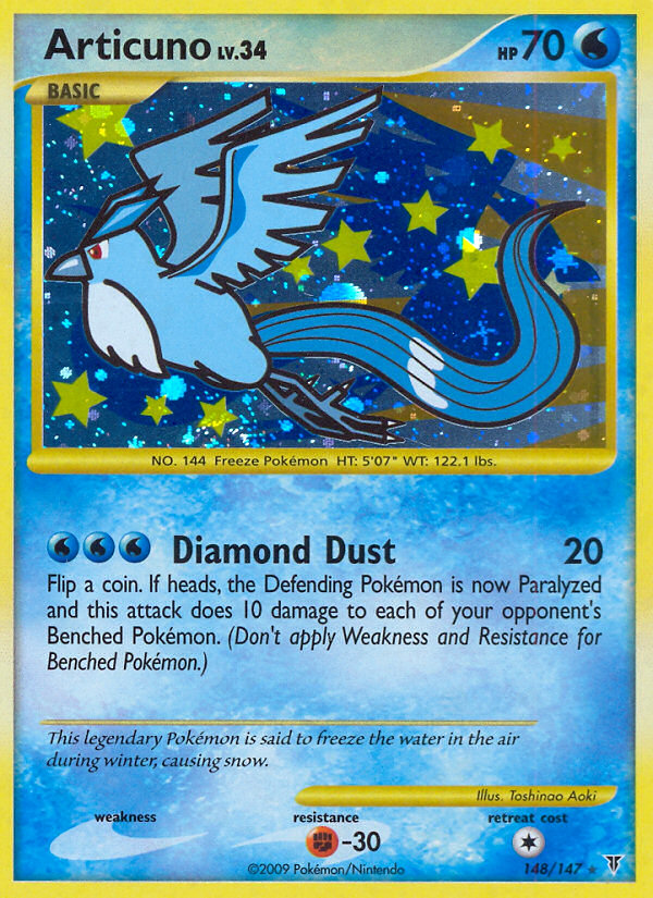 Articuno – Supreme Victors 148/147 Pokémon card