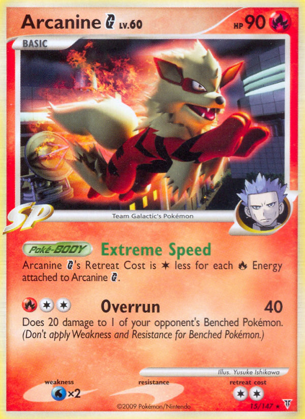 Arcanine G – Supreme Victors 15/147 Pokémon card