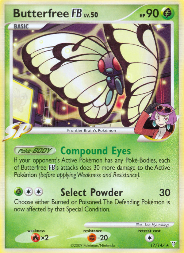 Butterfree FB – Supreme Victors 17/147 Pokémon card