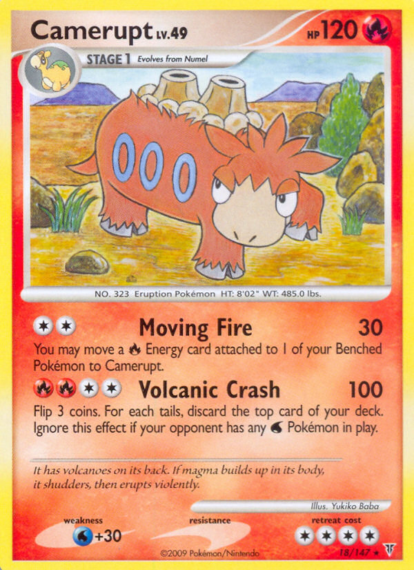 Camerupt – Supreme Victors 18/147 Pokémon card