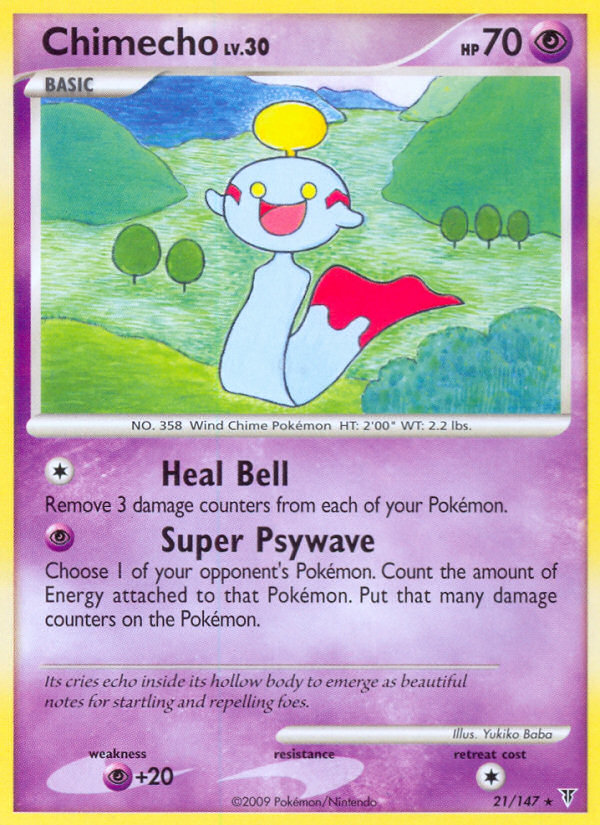 Chimecho – Supreme Victors 21/147 Pokémon card