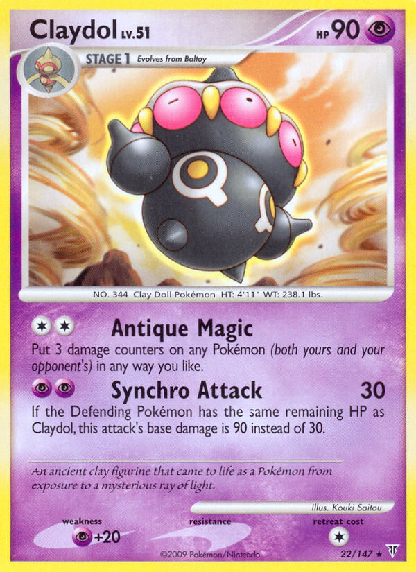 Claydol – Supreme Victors 22/147 Pokémon card