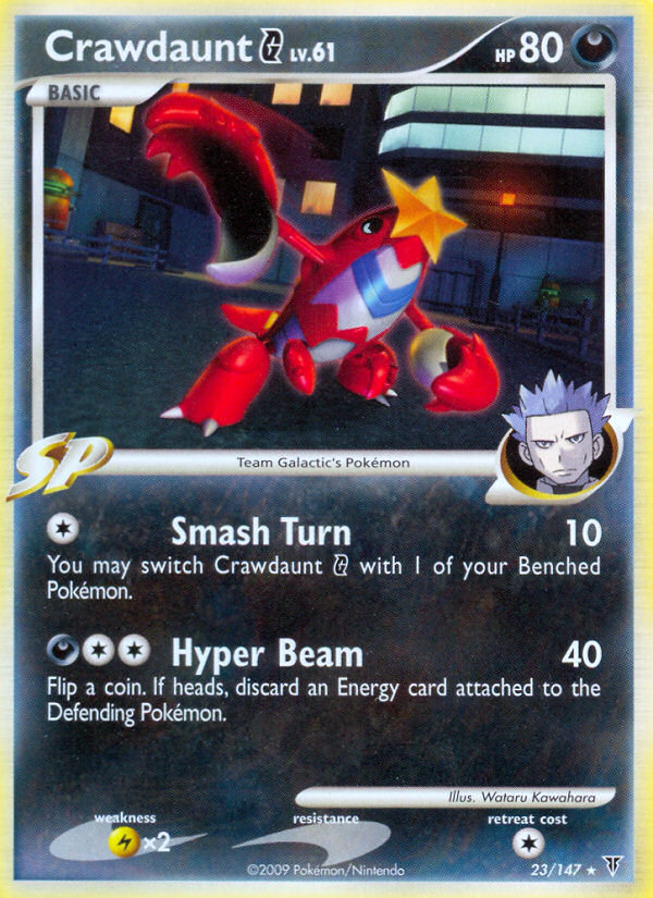 Crawdaunt G – Supreme Victors 23/147 Pokémon card