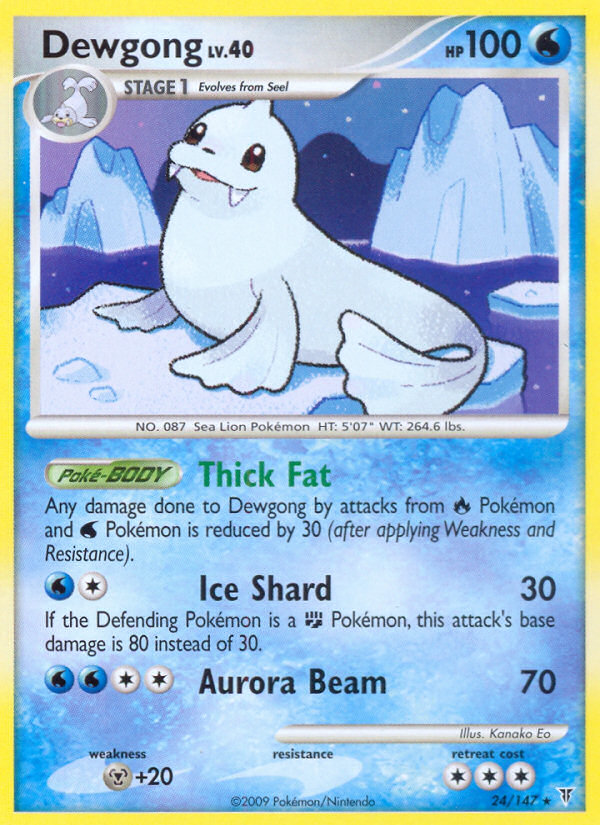 Dewgong – Supreme Victors 24/147 Pokémon card