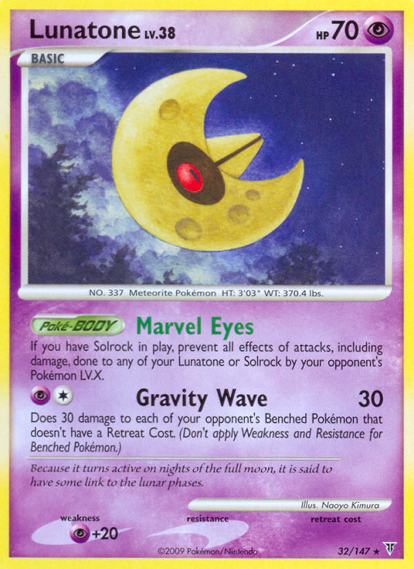 Lunatone – Supreme Victors 32/147 Pokémon card