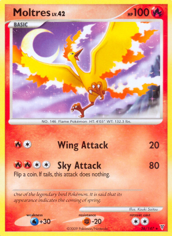 Moltres – Supreme Victors 36/147 Pokémon card