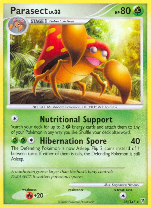 Parasect – Supreme Victors 38/147 Pokémon card