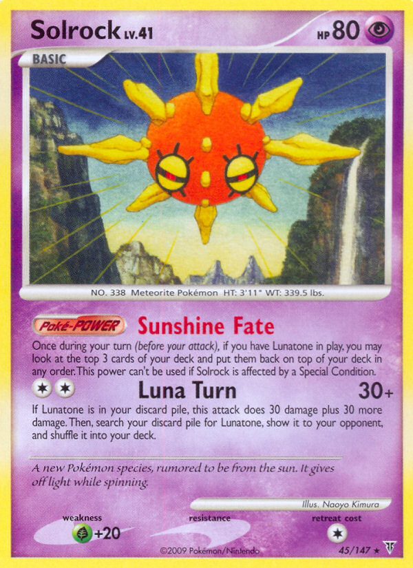 Solrock – Supreme Victors 45/147 Pokémon card