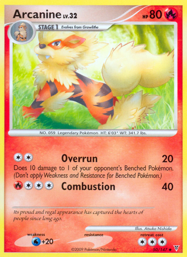 Arcanine – Supreme Victors 50/147 Pokémon card
