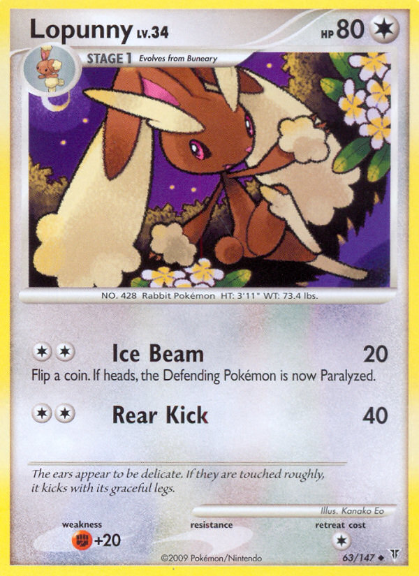 Lopunny – Supreme Victors 63/147 Pokémon card