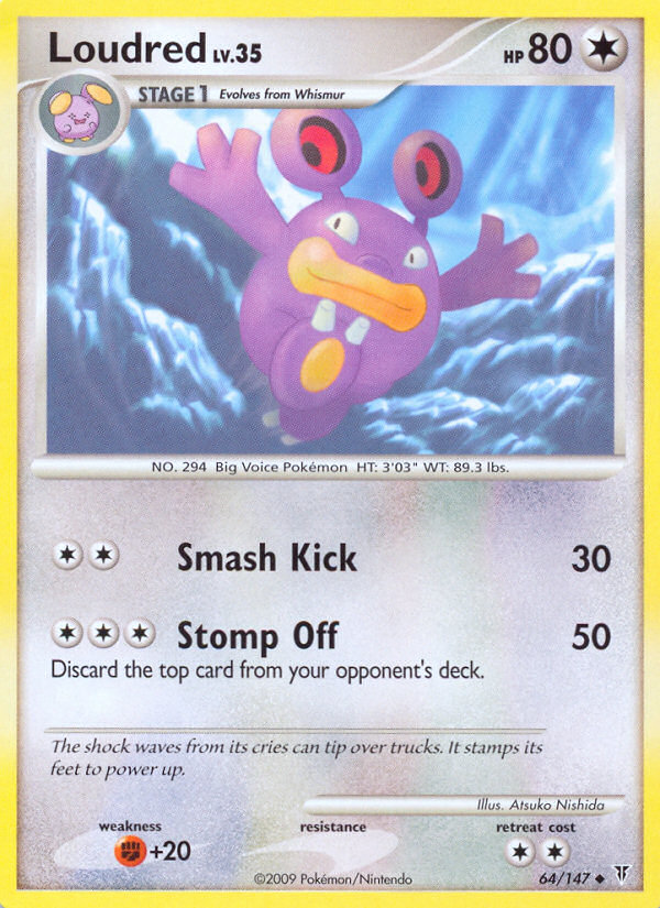 Loudred – Supreme Victors 64/147 Pokémon card