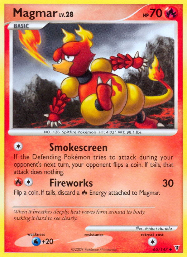 Magmar – Supreme Victors 65/147 Pokémon card