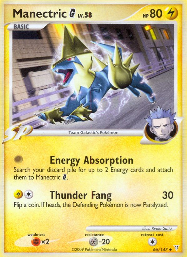 Manectric G – Supreme Victors 66/147 Pokémon card