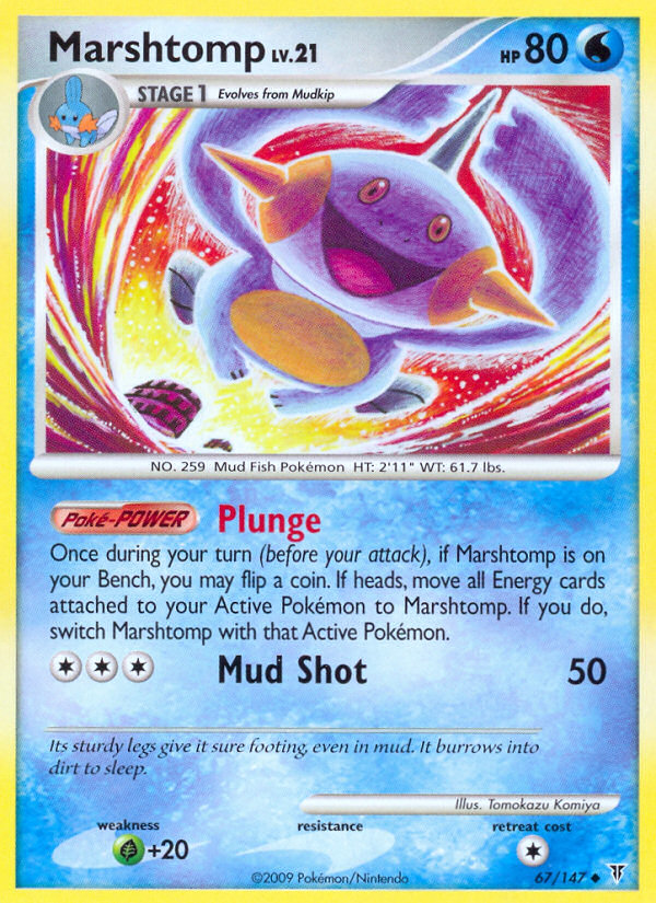 Marshtomp – Supreme Victors 67/147 Pokémon card
