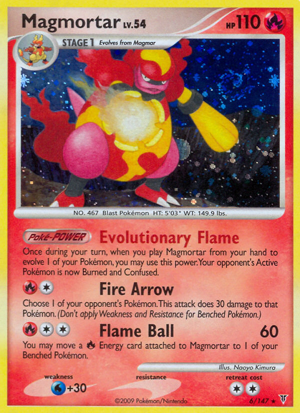 Magmortar – Supreme Victors 6/147 Pokémon card