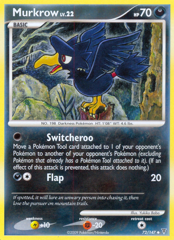 Murkrow – Supreme Victors 72/147 Pokémon card