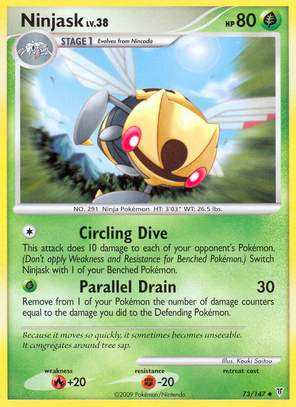 Ninjask – Supreme Victors 73/147 Pokémon card