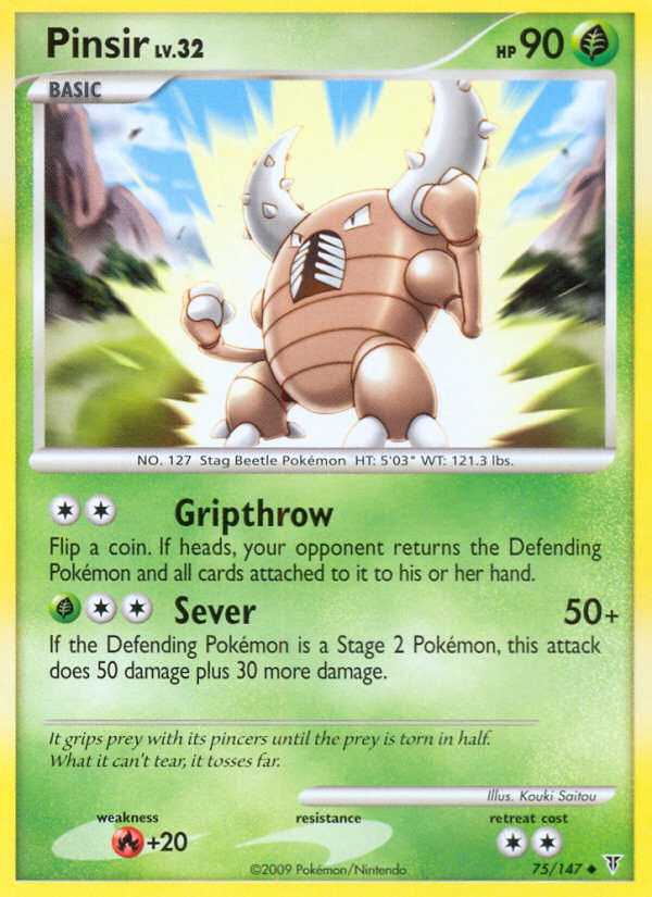 Pinsir – Supreme Victors 75/147 Pokémon card