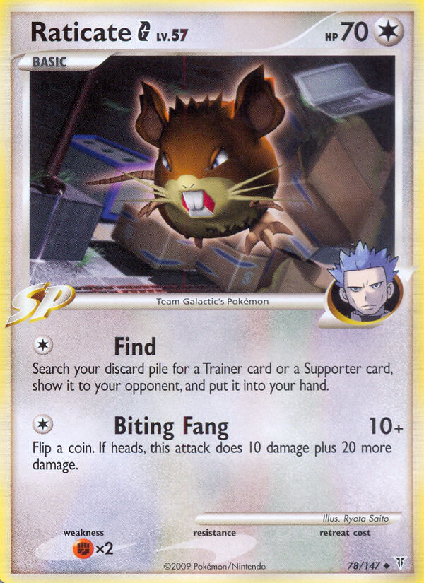 Raticate G – Supreme Victors 78/147 Pokémon card