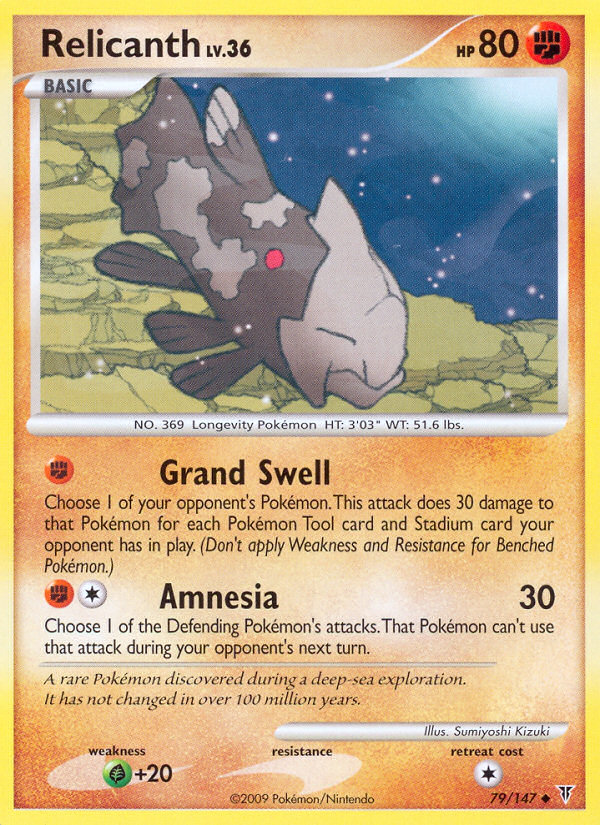 Relicanth – Supreme Victors 79/147 Pokémon card