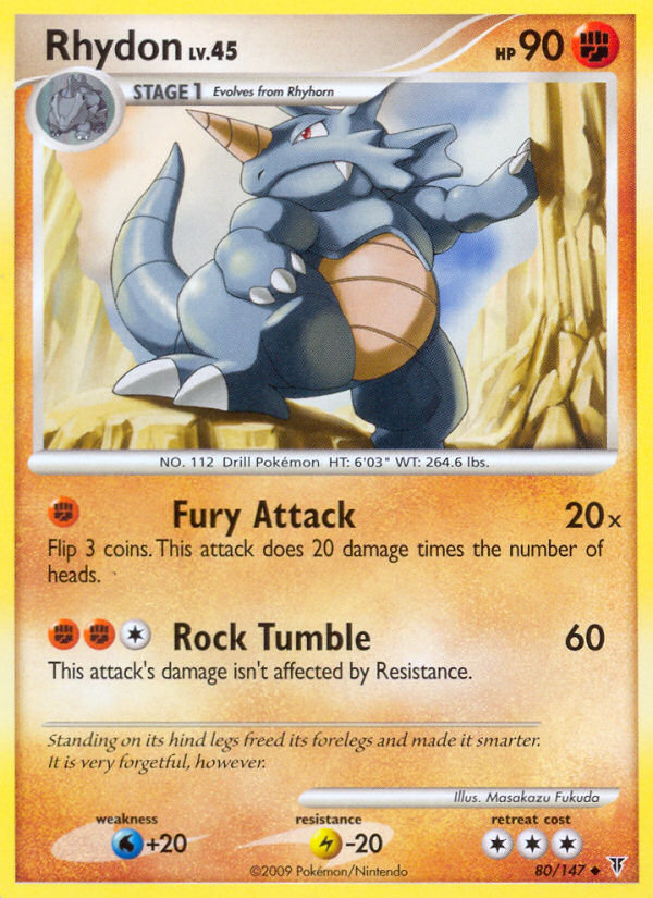 Rhydon – Supreme Victors 80/147 Pokémon card