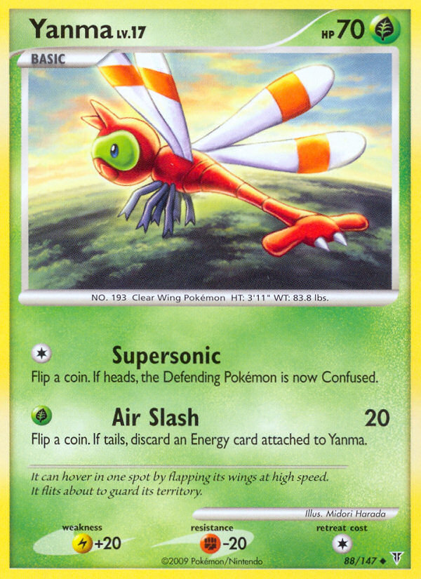 Yanma – Supreme Victors 88/147 Pokémon card