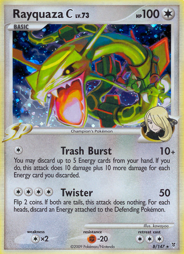 Rayquaza C – Supreme Victors 8/147 Pokémon card