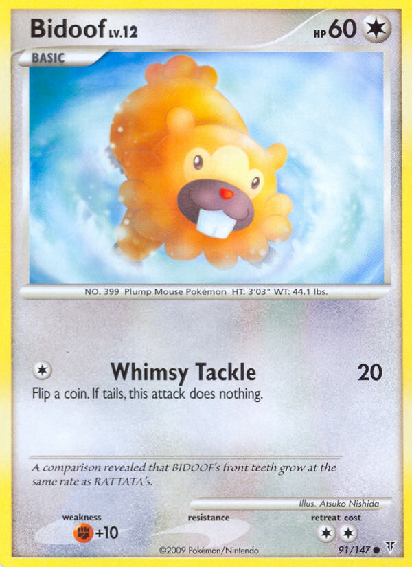 Bidoof – Supreme Victors 91/147 Pokémon card