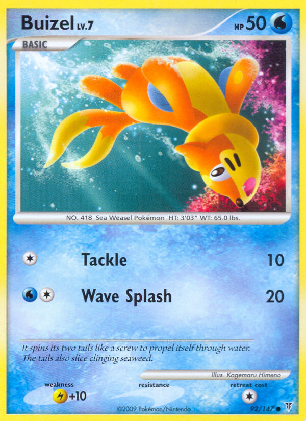 Buizel – Supreme Victors 92/147 Pokémon card