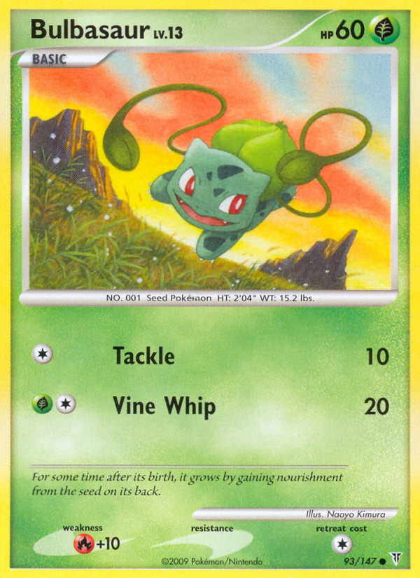 Bulbasaur – Supreme Victors 93/147 Pokémon card