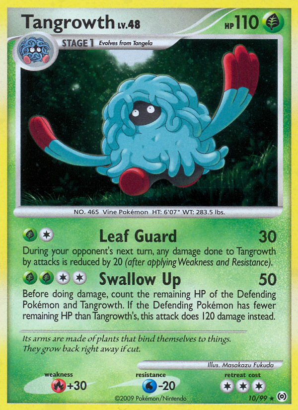 Tangrowth – Arceus 10/99 Pokémon card