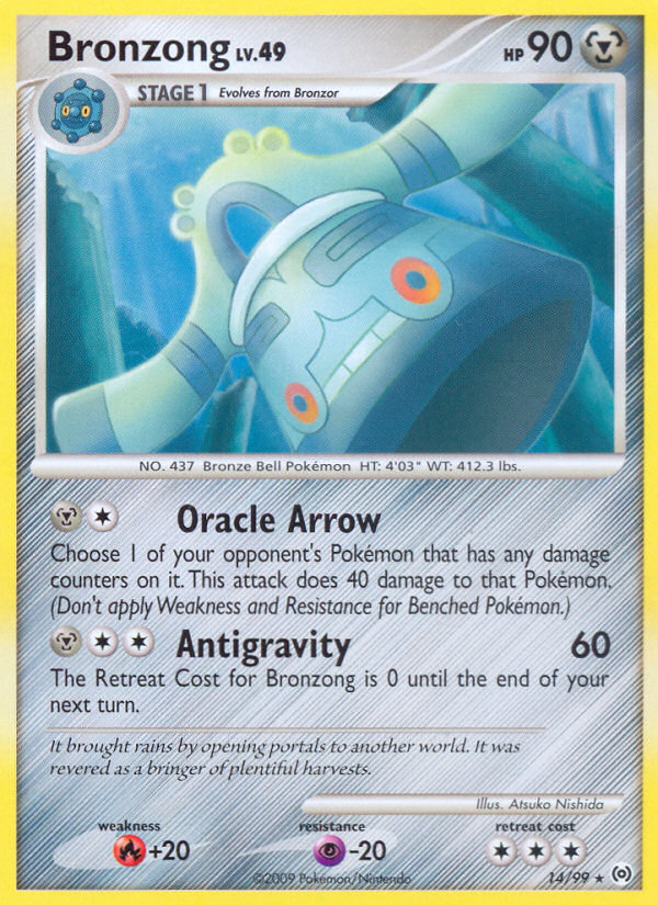 Bronzong – Arceus 14/99 Pokémon card