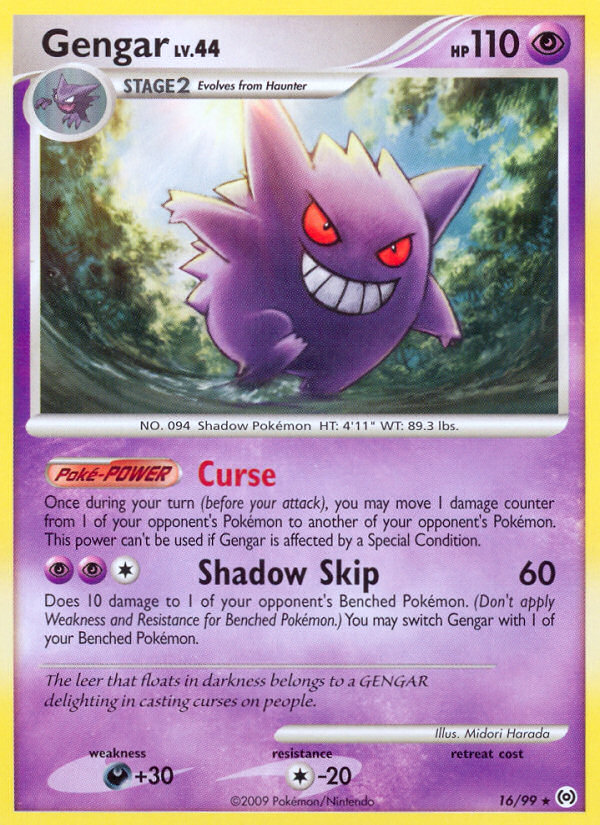 Gengar – Arceus 16/99 Pokémon card