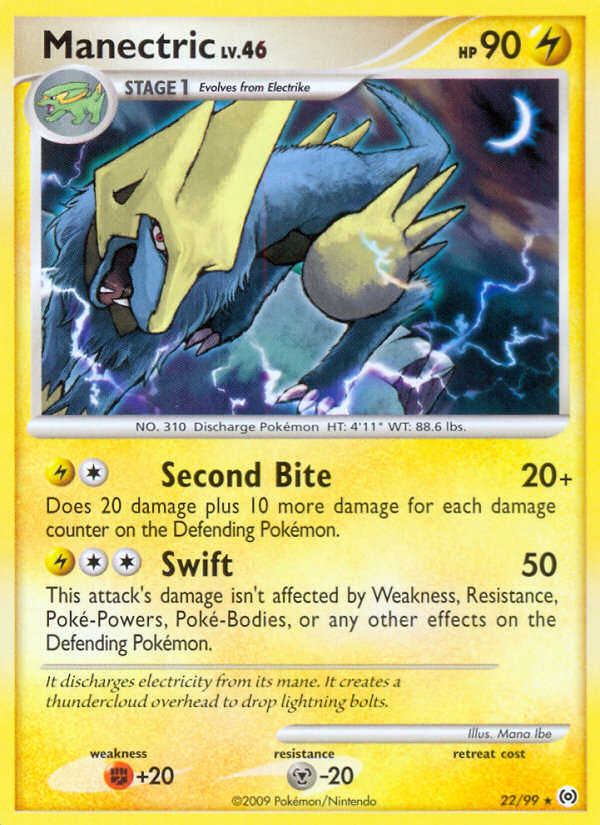 Manectric – Arceus 22/99 Pokémon card