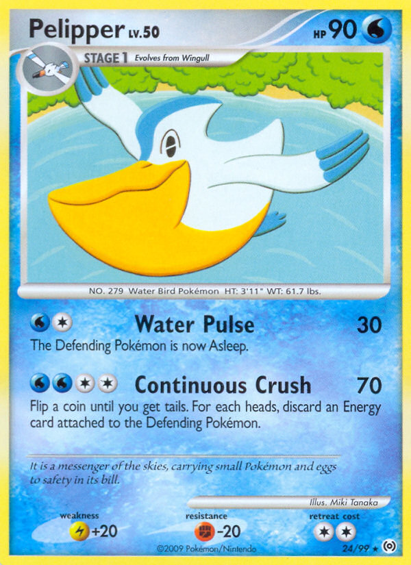 Pelipper – Arceus 24/99 Pokémon card