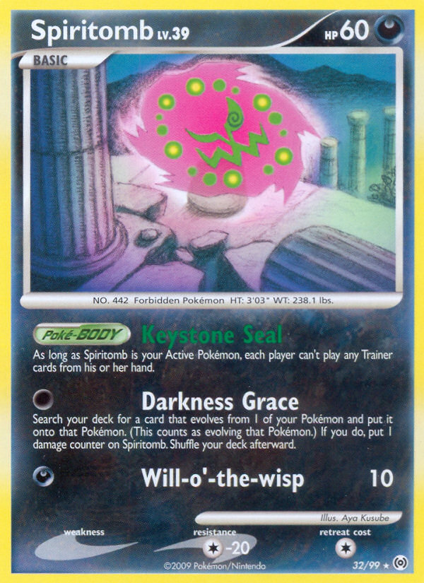 Spiritomb – Arceus 32/99 Pokémon card