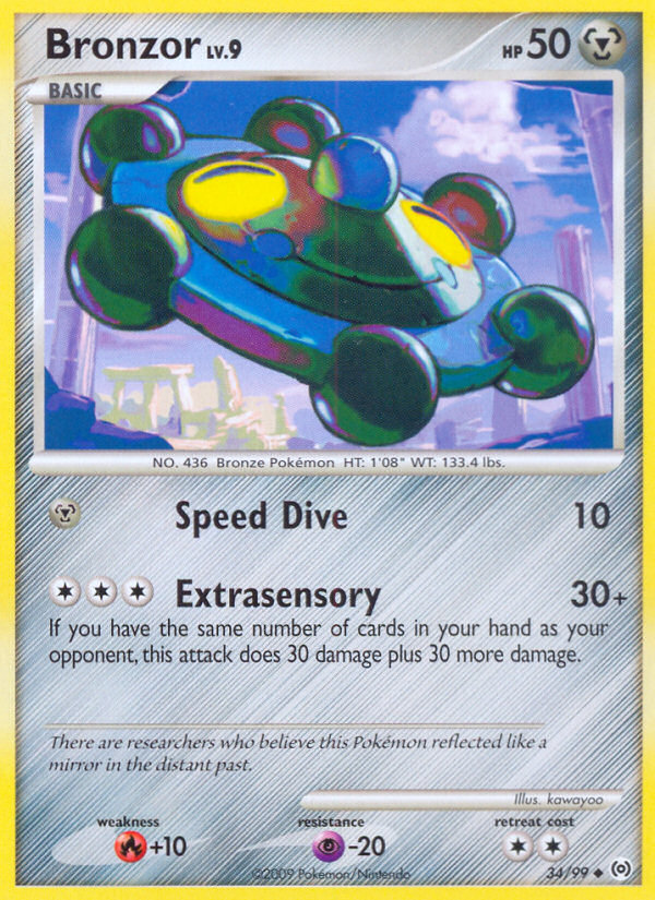Bronzor – Arceus 34/99 Pokémon card