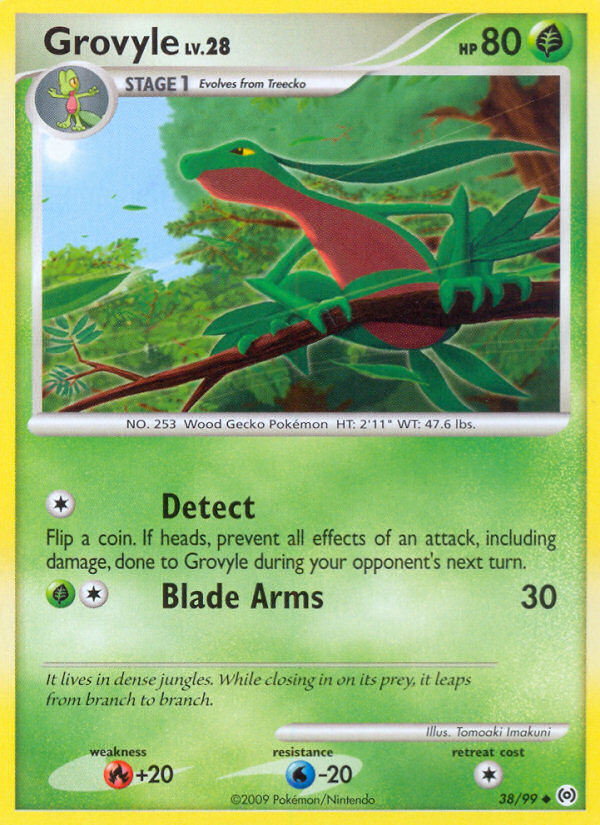 Grovyle – Arceus 38/99 Pokémon card