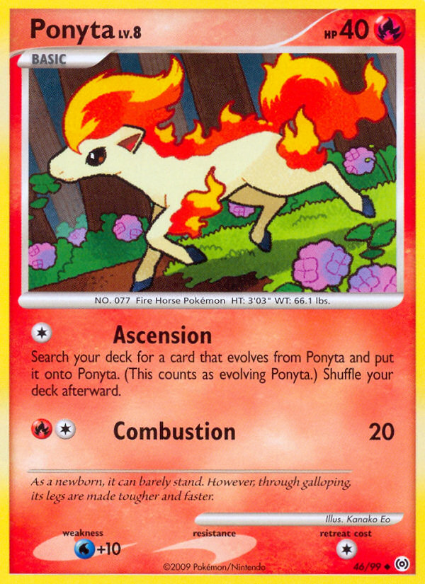 Ponyta – Arceus 46/99 Pokémon card