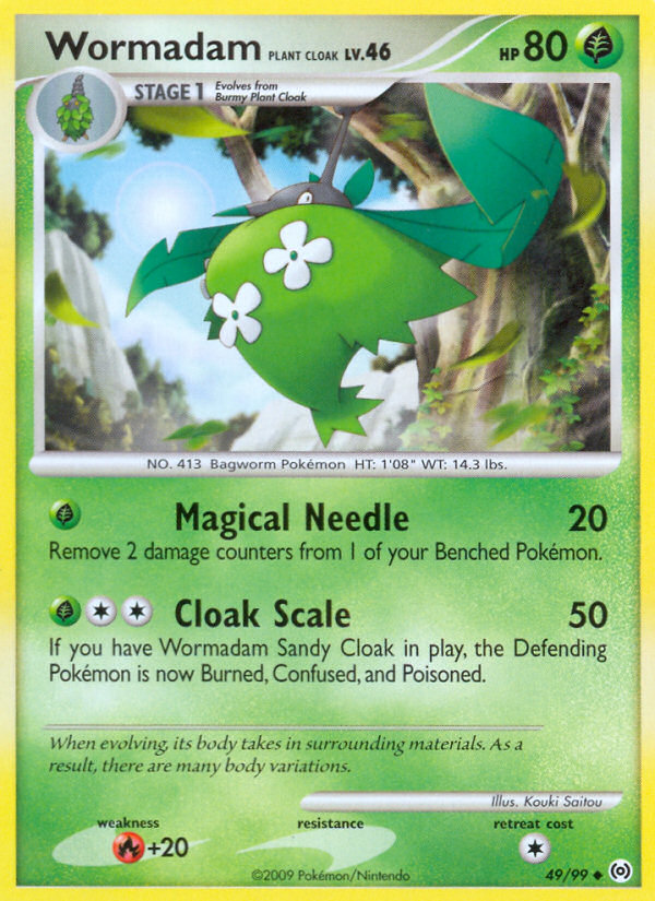 Wormadam Plant Cloak – Arceus 49/99 Pokémon card