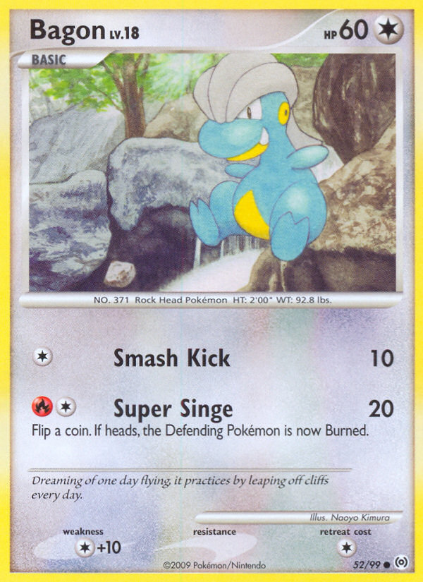 Bagon – Arceus 52/99 Pokémon card