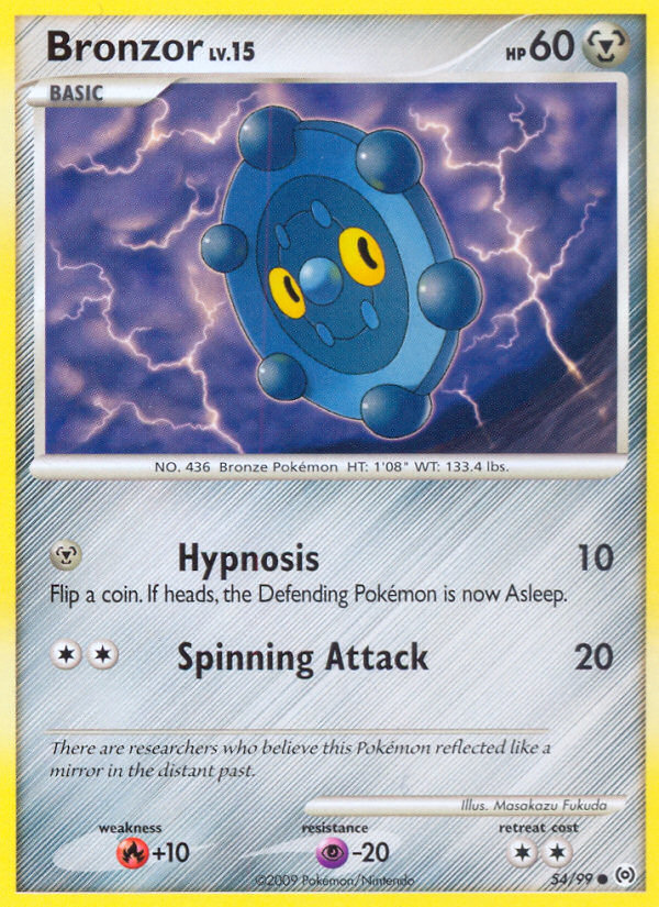 Bronzor – Arceus 54/99 Pokémon card