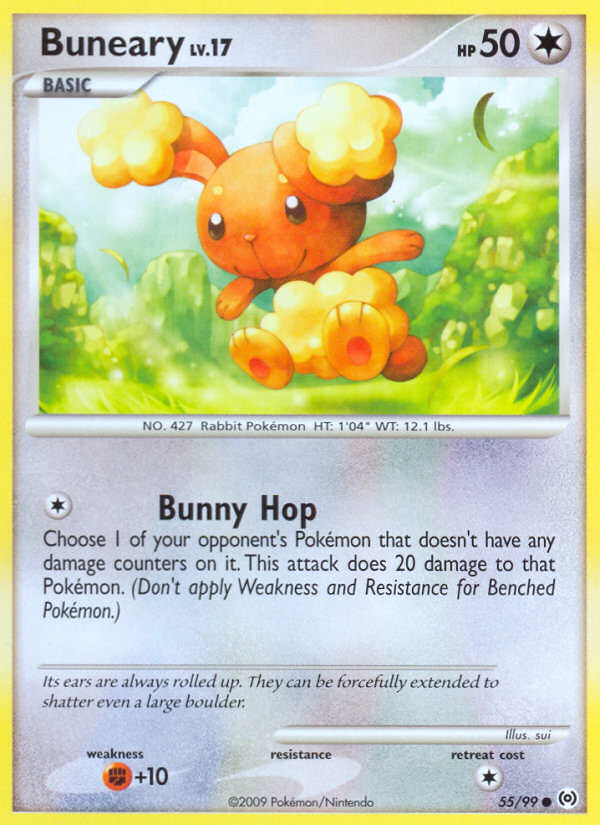 Buneary – Arceus 55/99 Pokémon card