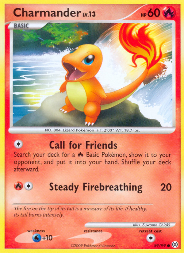 Charmander – Arceus 59/99 Pokémon card